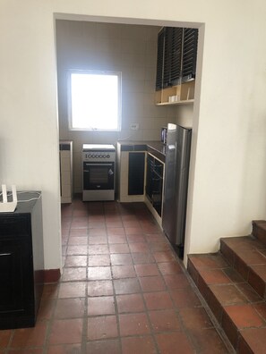Fridge, microwave, oven, stovetop - Two Bedroom fully furnished apartment few steps from the beach (Diani)
