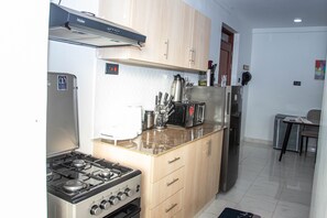 Private kitchen - Serene and Cozy 2 bedroom apartment close to the UN (Nairobi)