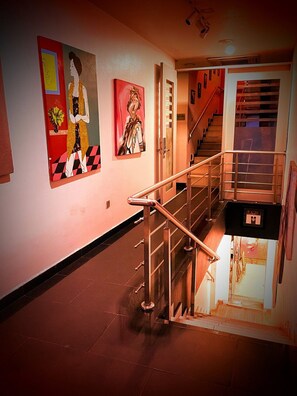 Staircase - The Crib Art Hotel (Port Harcourt)