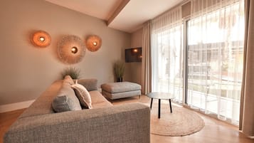 Ropa de cama de alta calidad y minibar