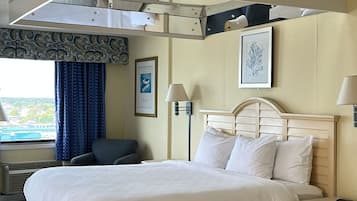 Estudio Confort, vista parcial al océano, frente al océano | Decoración personalizada y muebles diferentes