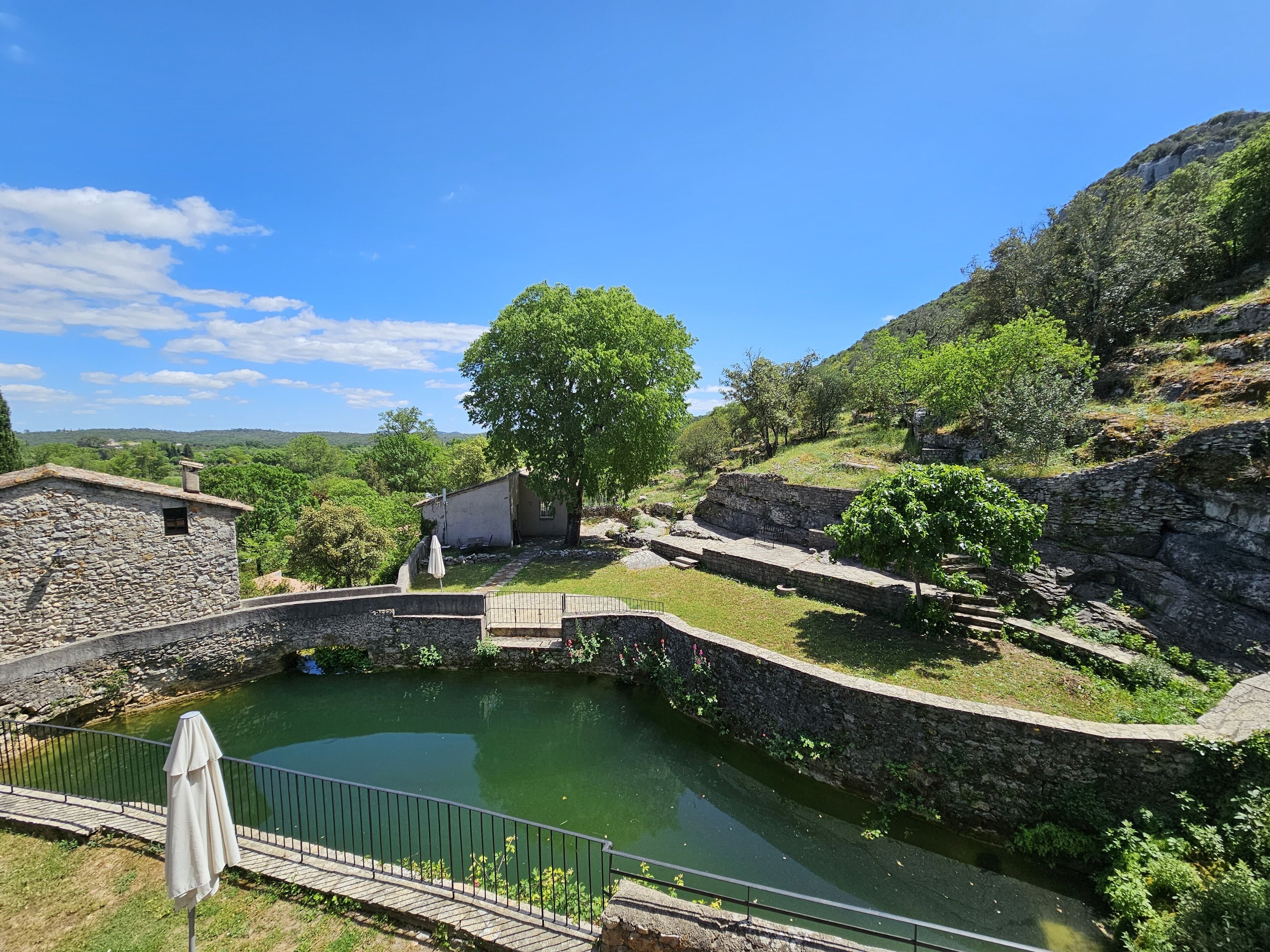 Vue depuis l’hébergement