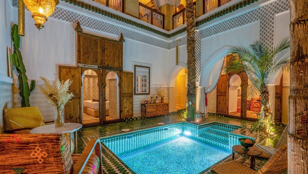 Indoor pool - Riad Villa Saphir (Marrakech)