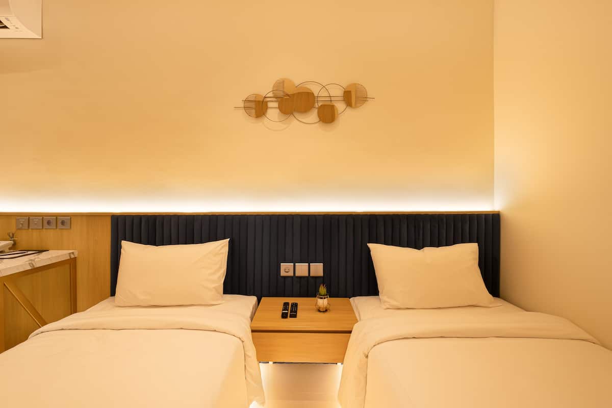 Superior Twin kamer | Een bureau, een laptopwerkplek, gratis wifi, beddengoed