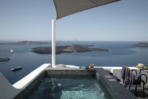 Zeal Dome with hot tub & Caldera View | Terrass/Patio