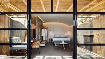 Classic-suite - privat pool - havudsigt | 1 soveværelse, premium-sengetøj, minibar, pengeskab på værelset