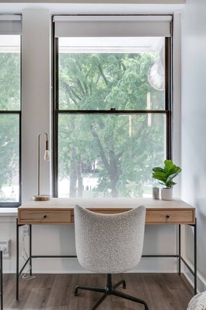 Interior - Sosuite | 1BR Loft w Park View, W/D, Gym, Lounge (Philadelphia)