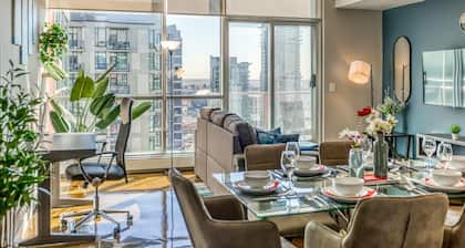 Stylish Condo with Balcony in Downtown Calgary