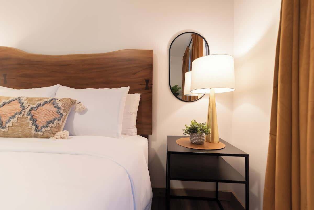 1 bedroom, iron/ironing board, travel crib, WiFi