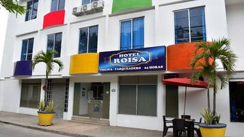 Voorkant van accommodatie