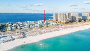 Accommodatie ligt op het strand