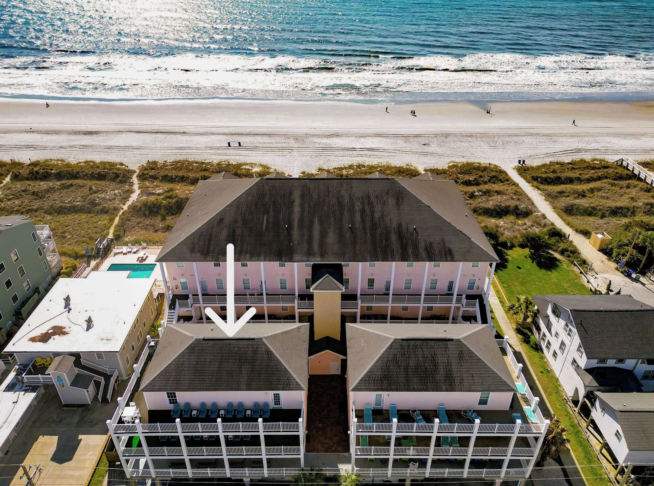 Am Strand, Liegestühle, Strandtücher