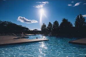 Indoor pool, outdoor pool