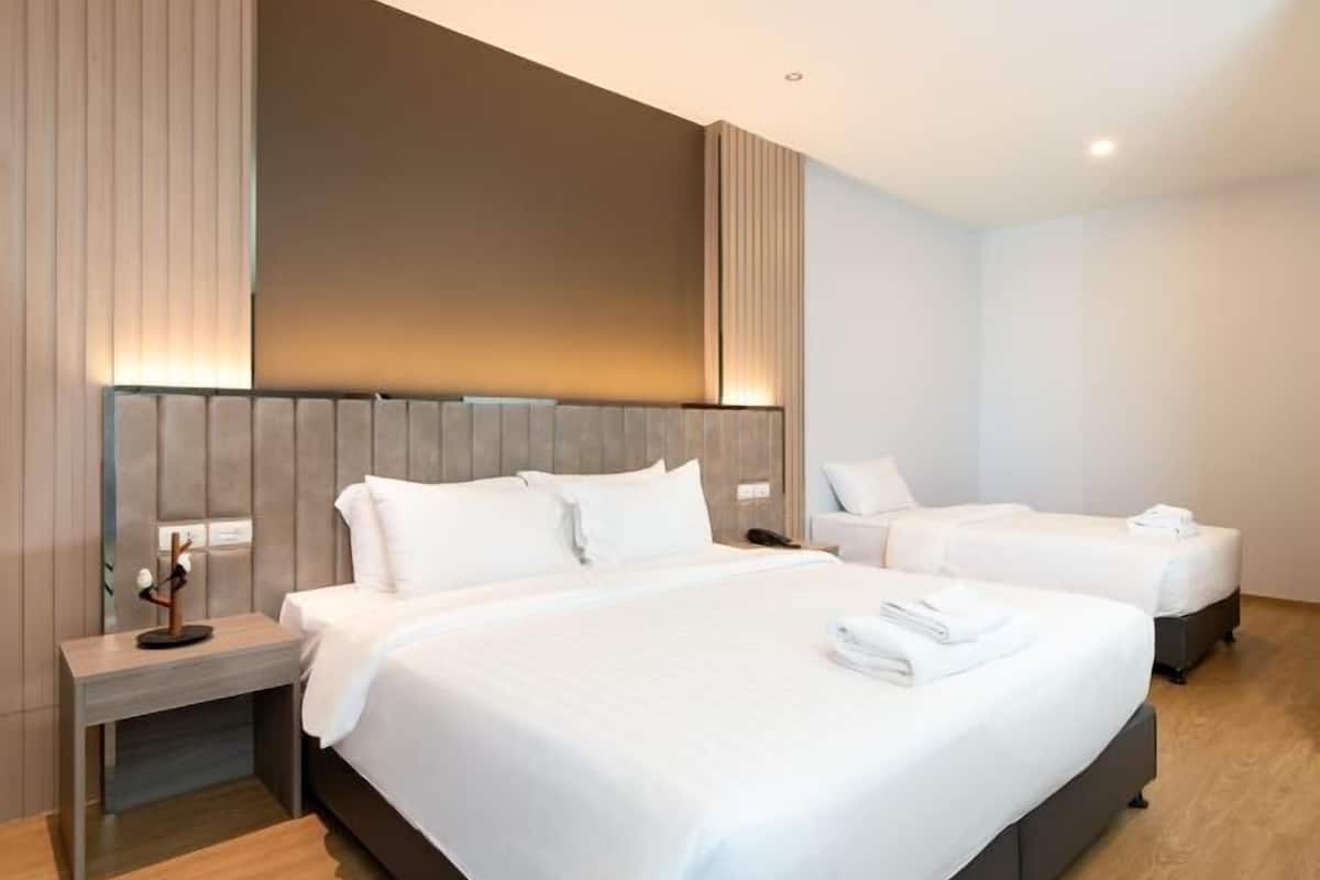 Ropa de cama hipoalergénica, caja fuerte, cortinas opacas