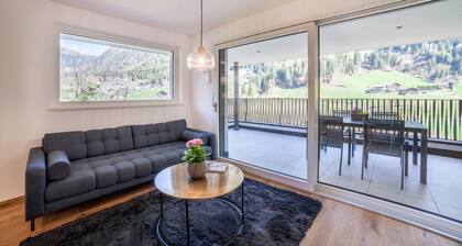 Ferienwohnung 'Sankt Martin' mit Bergblick, privater Terrasse und WLAN