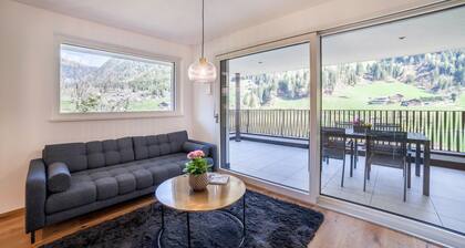 Ferienwohnung 'Sankt Martin' mit Bergblick, privater Terrasse und WLAN