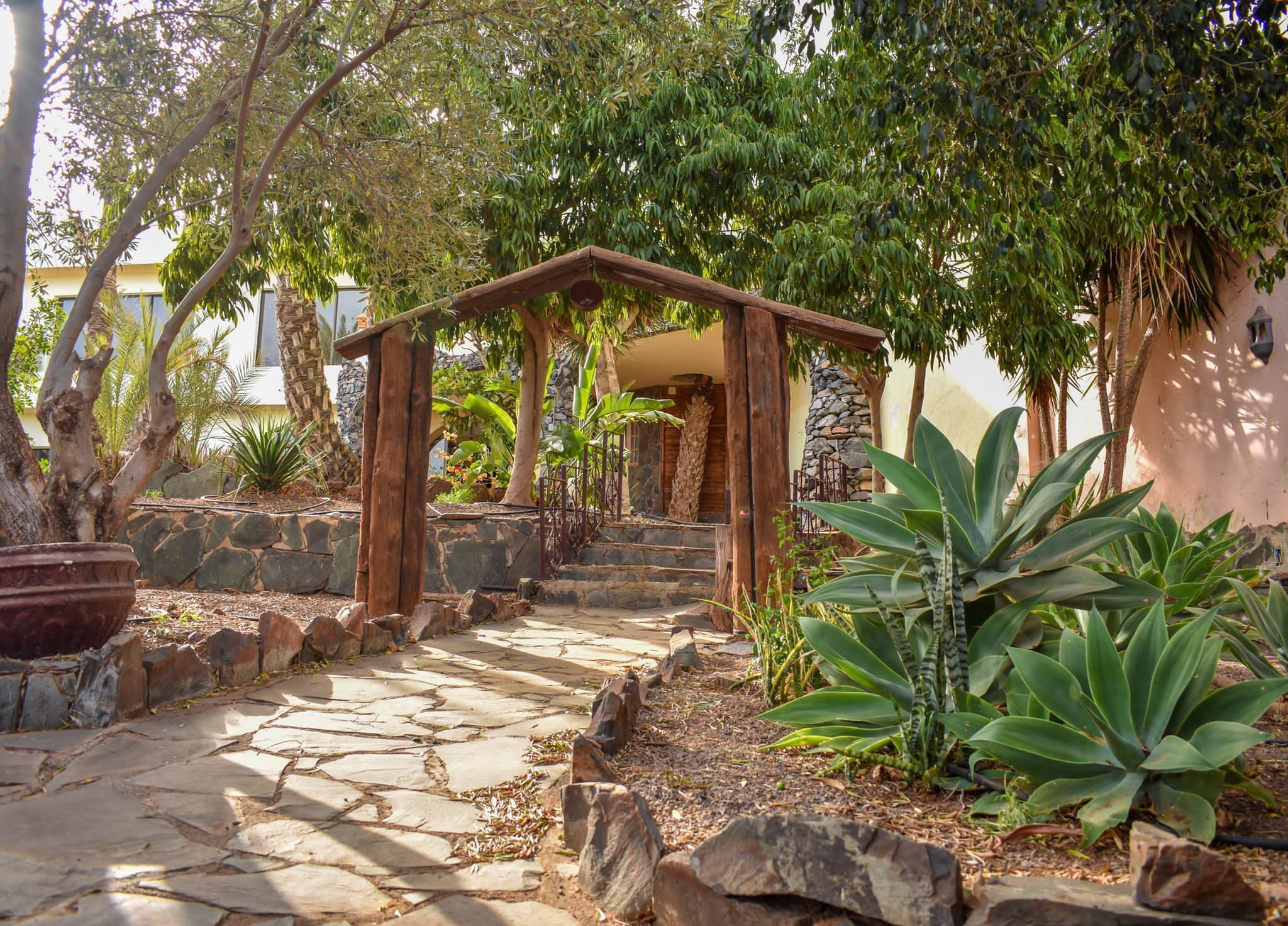 Enceinte de l’hébergement