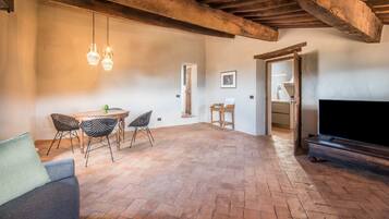 TV, fireplace, stereo