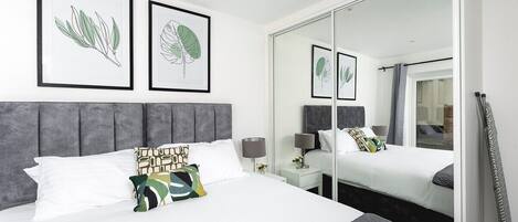 1 bedroom, iron/ironing board, Internet, bed sheets