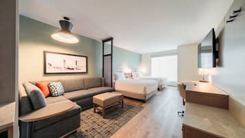 1 bedroom, Egyptian cotton sheets, premium bedding, Tempur-Pedic beds