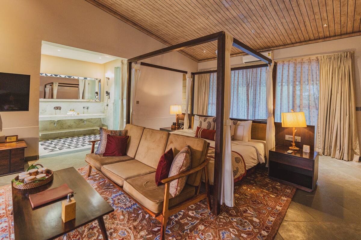 Villa Luxe, baignoire à jets | 1 chambre, literie de qualité supérieure, couette en duvet d'oie