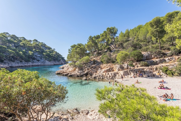 Beach nearby, white sand