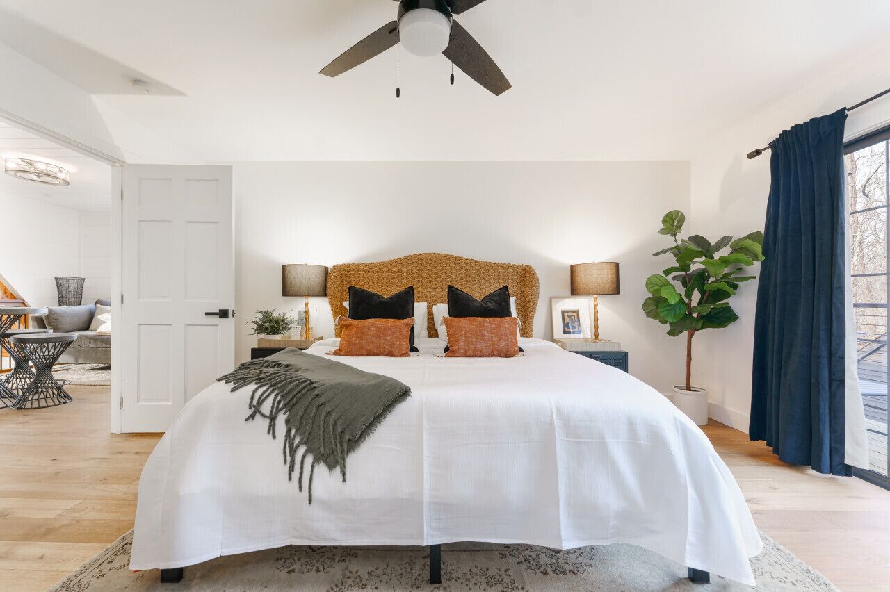 2 soverom, skrivebord, strykejern/-brett og wi-fi (inkludert)