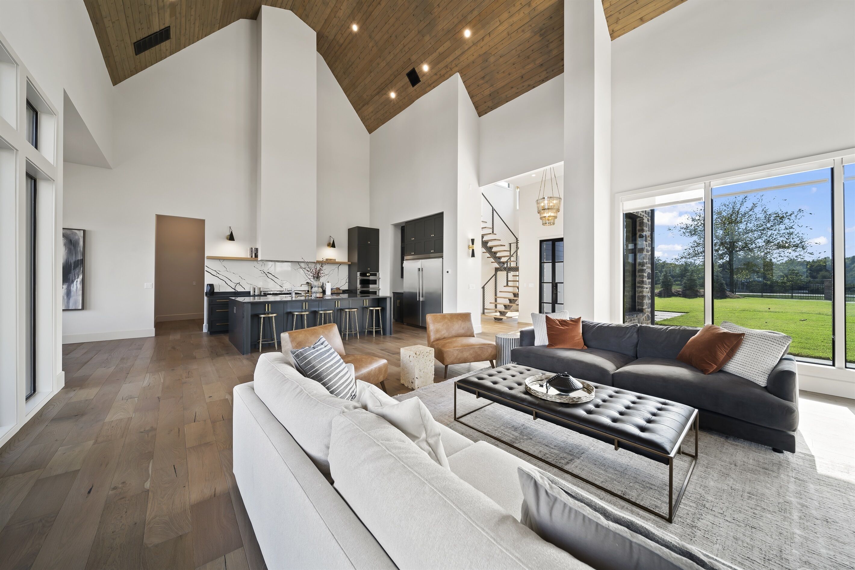 Smart TV, fireplace, video games, stereo