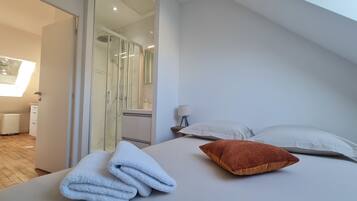 1 soverom og sengetøy