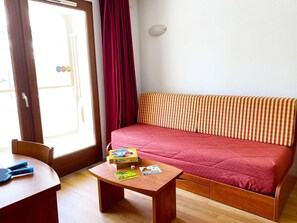1 bedroom, WiFi, bed sheets - View ski slopes, fitness, swimming pool, terrace, tv, ski locker, 33m², Barèges/La Mongie (La Mongie)