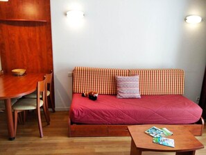 1 bedroom, WiFi, bed sheets - View ski slopes, fitness, swimming pool, terrace, tv, ski locker, 33m², Barèges/La Mongie (La Mongie)