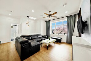 TV connectée, cheminée