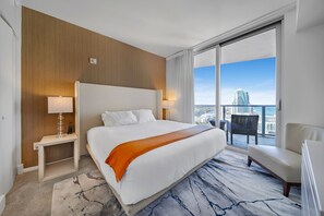 2 bedrooms, in-room safe, iron/ironing board, travel crib