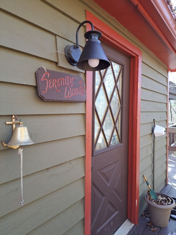 Exterior detail - Serenity Wood- The place for daytime outdoor adventures & cozy nights  (Blue Ridge)