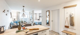 Fjord-Koje 4 - Dusche, Balkon, Gartenmöbel, Fußbodenheizung, Parkplatz