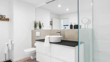 Shower, hair dryer