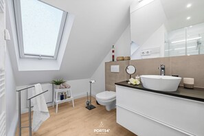 Shower, hair dryer
