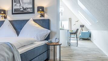 1 Schlafzimmer, Schreibtisch, Reisekinderbett, kostenloses WLAN