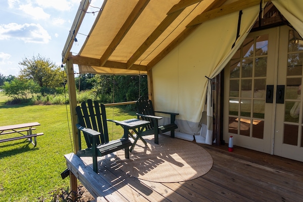 Relax with your coffee on the deck.