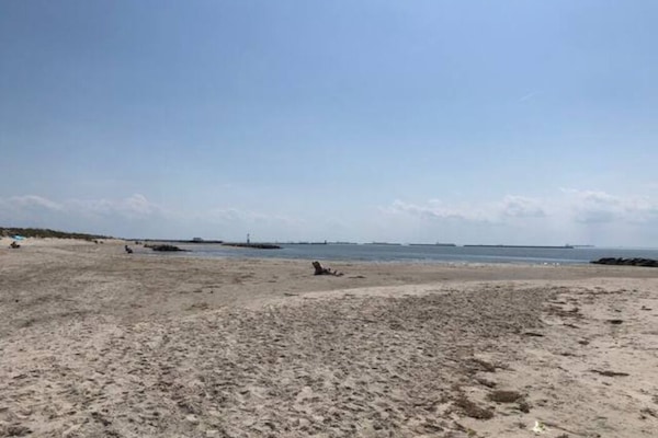 Sun loungers, beach towels