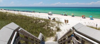 Inlet Beach Dream - East 30A, Gulf View, Near Shops + Dining, Steps to the Sand!