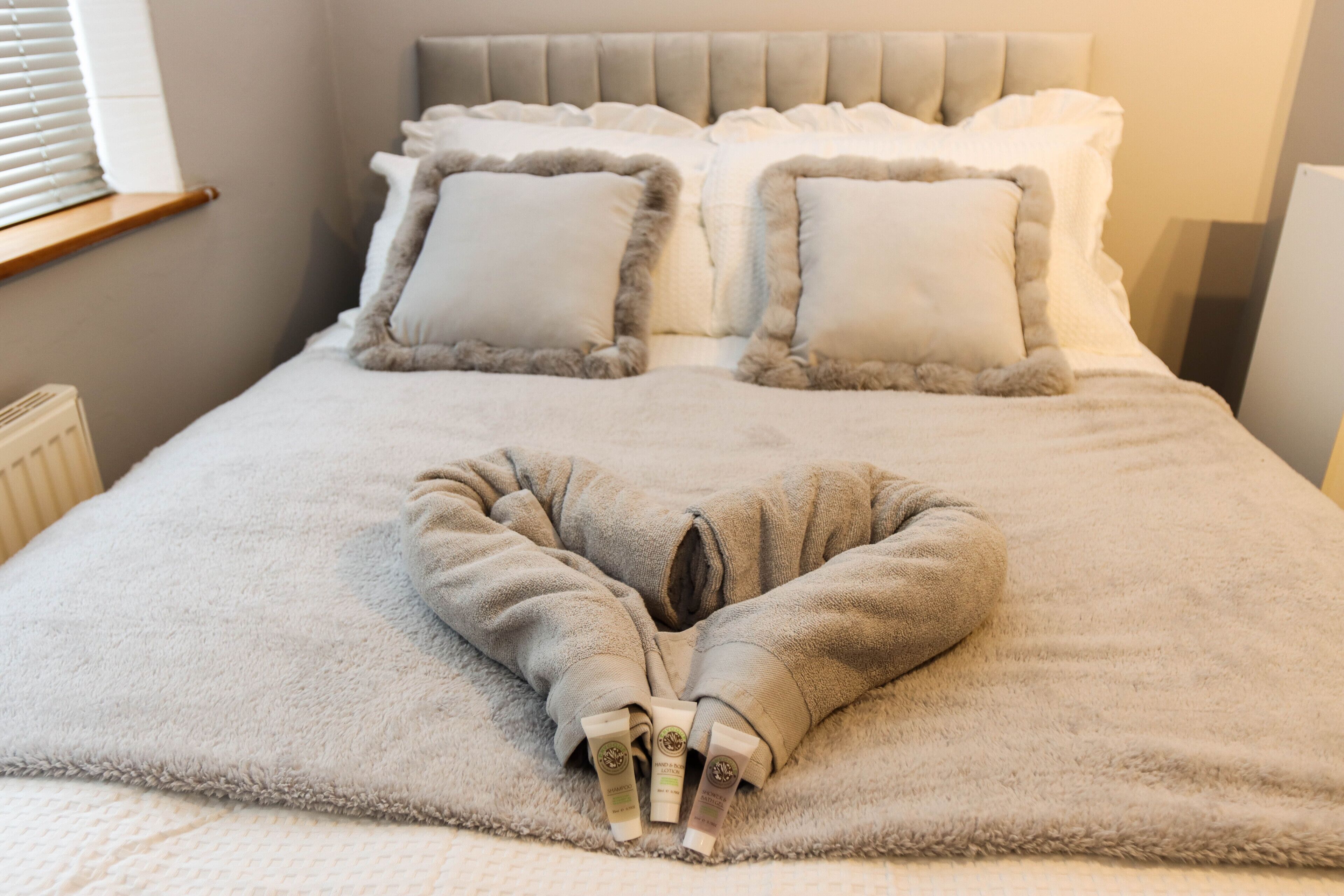 4 soverom, skrivebord, strykejern/-brett og wi-fi