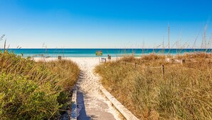 Beach - Dancing Palms PCB has a beachfront master w/king + private balcony (Panama City Beach)