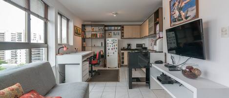 Basic-lejlighed | Opholdsområde | Tv