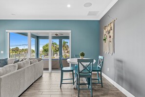 Interior - Discover serenity at this luxurious 4-king-suite home in Indialantic, Florida, just steps across the street from a stunning private beach with powdery sands and turquoise waves. Unwind in the heated pool and spa, surrounded by tropical landscaping. (Melbourne)
