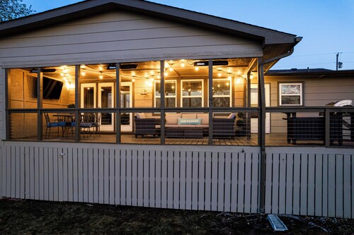Lakefront Retreat w/ Private Dock + Jet Ski Slips • Game Rm • Fire Pit • Dogs OK