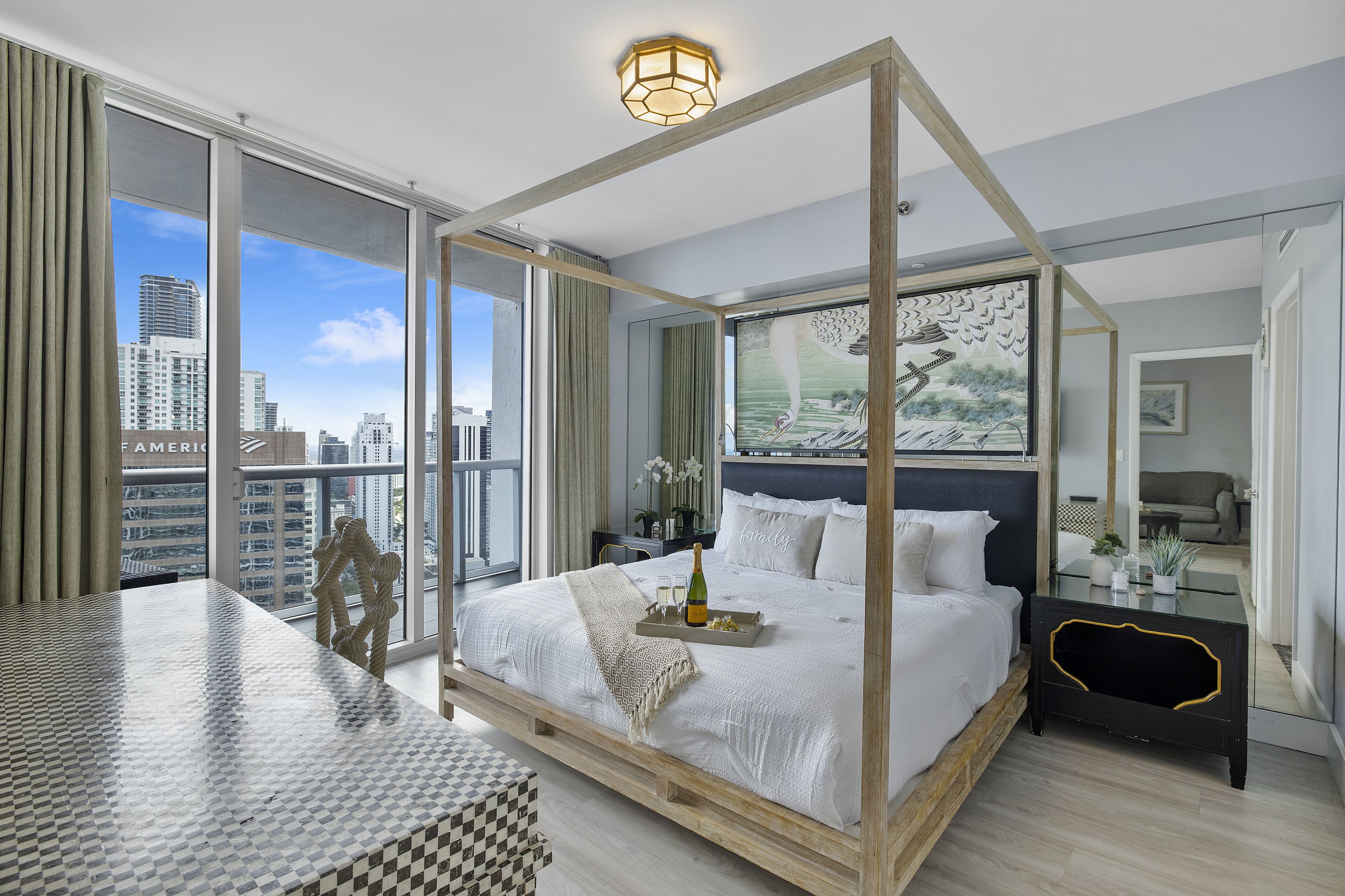 2 bedrooms, desk, iron/ironing board, free WiFi