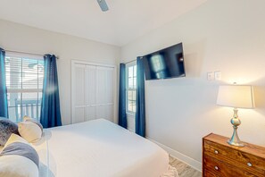 2 chambres, accès à Internet, literie fournie
