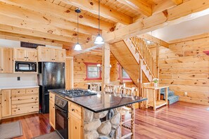 Interior - Dog-friendly cabin on expansive land with a firepit, grill, game room, & W/D (Arkdale)