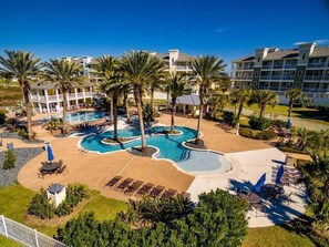 Una piscina riscaldata